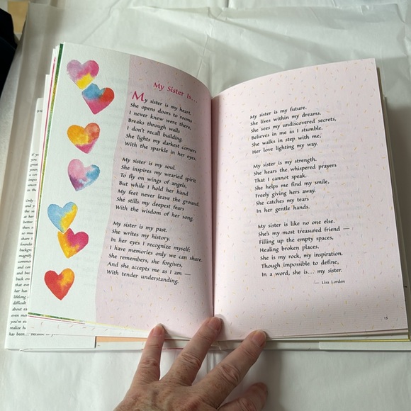 ⛱️2/$5⛱️I'm Glad You Are My Sister: A Blue Mountain Arts Collection hardcover - Picture 11 of 11